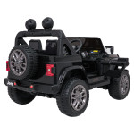 Elektrické autíčko Jeep Wrangler Rubicon Lift 4x4, 24V - čierne